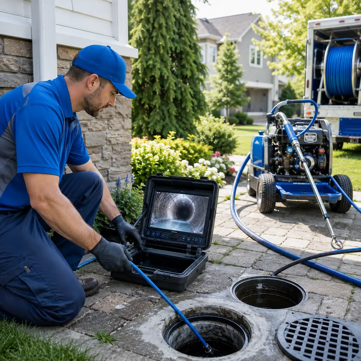 Outdoor drain cleaning professionals serving Cheriton, VA