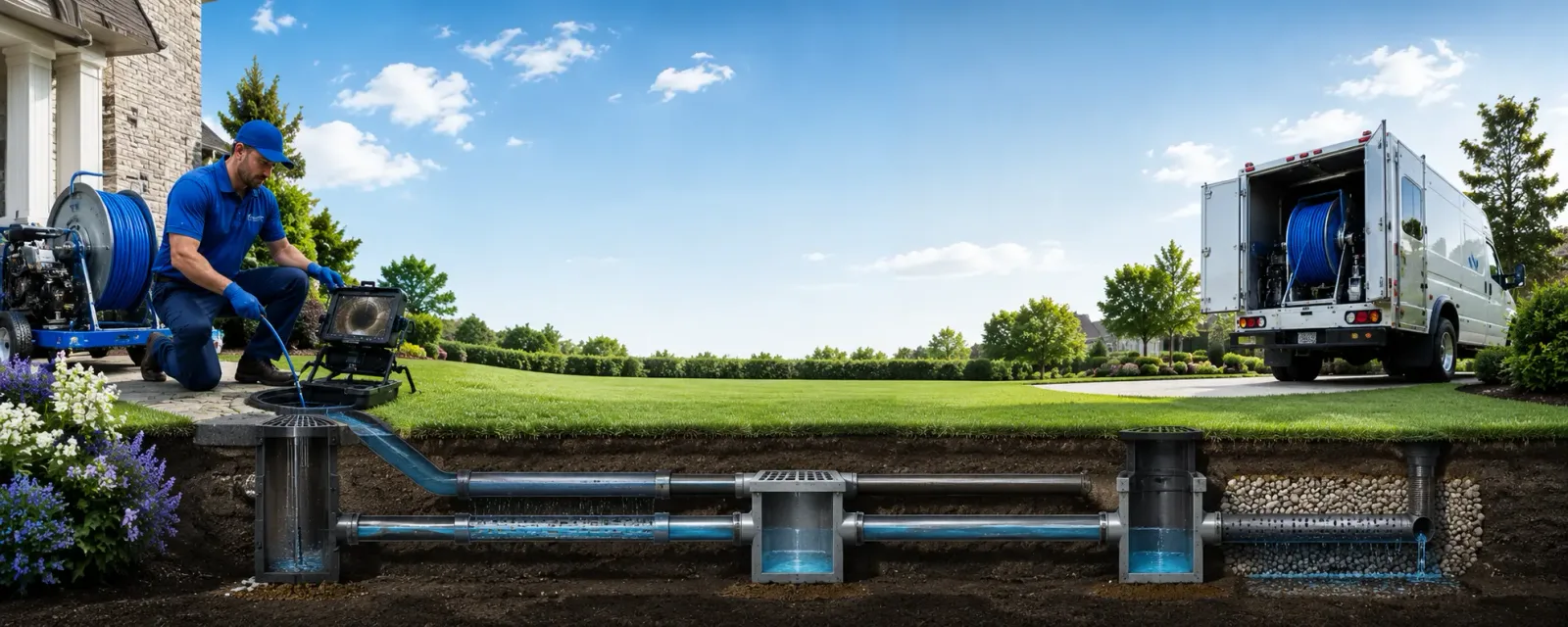 Outdoor drain cleaning information for Cheriton, VA